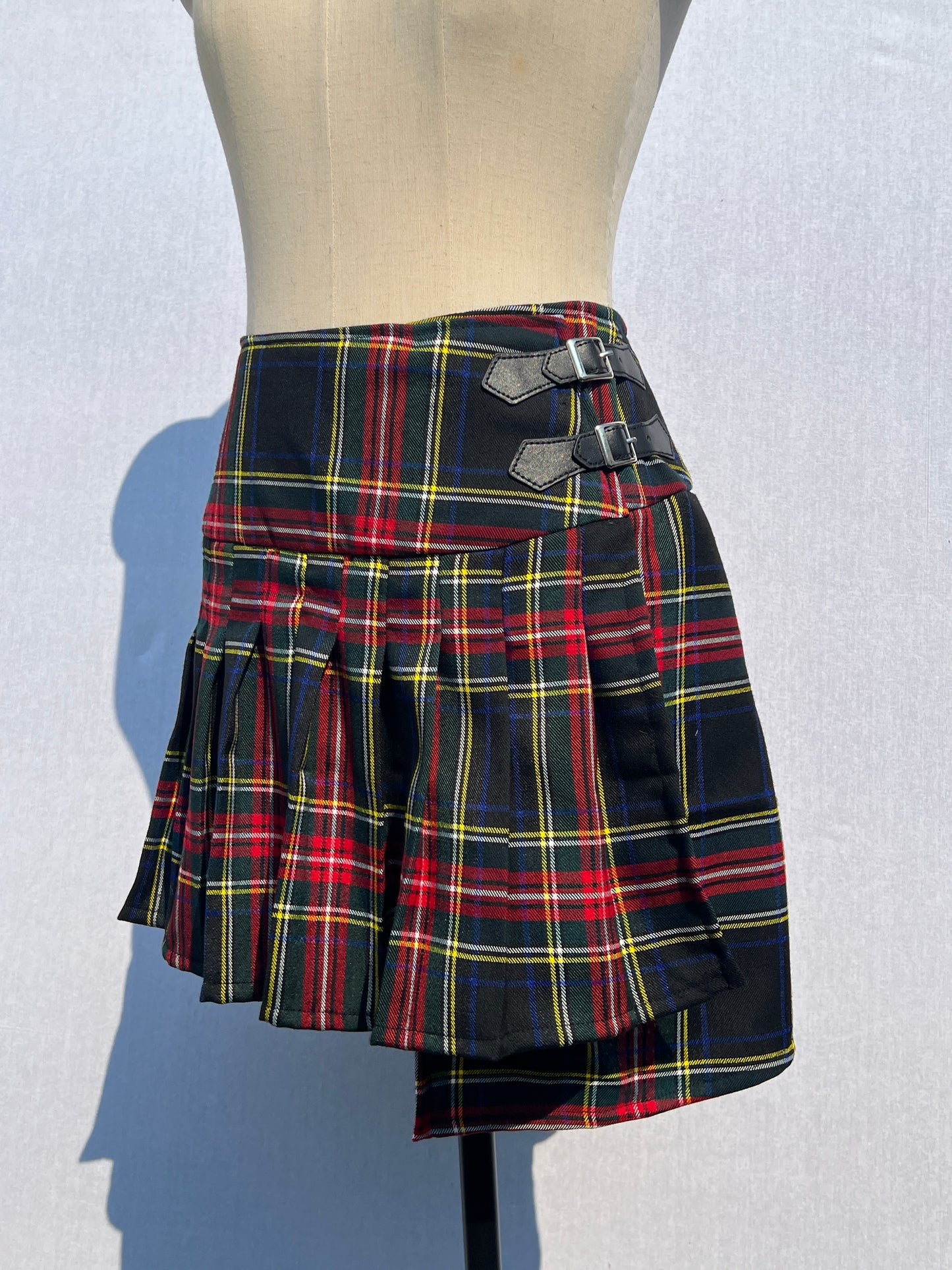 Black Tartan Skirt