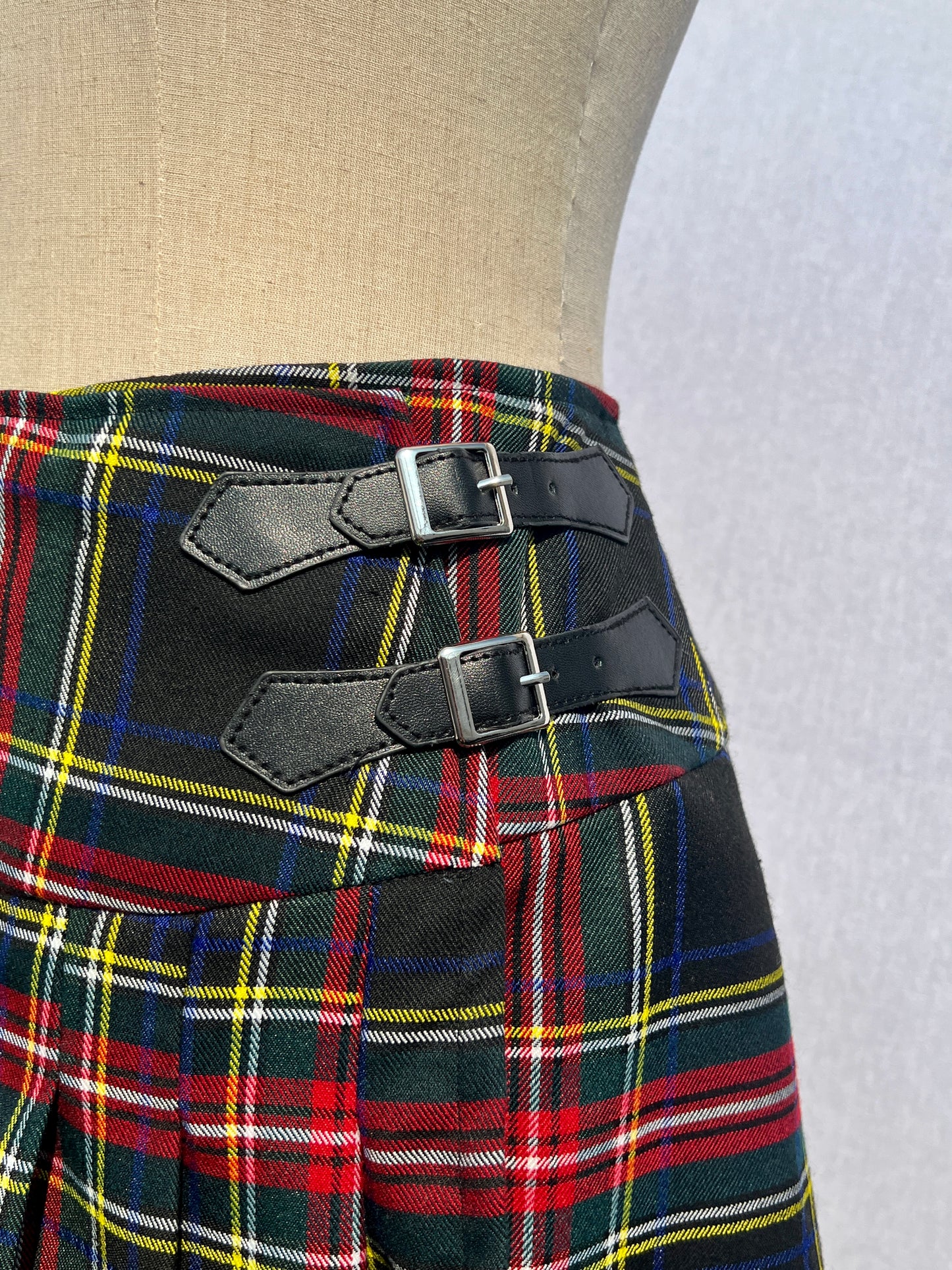 Black Tartan Skirt