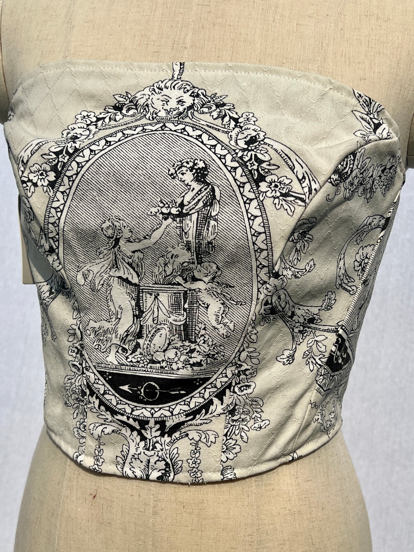 B&W Corset