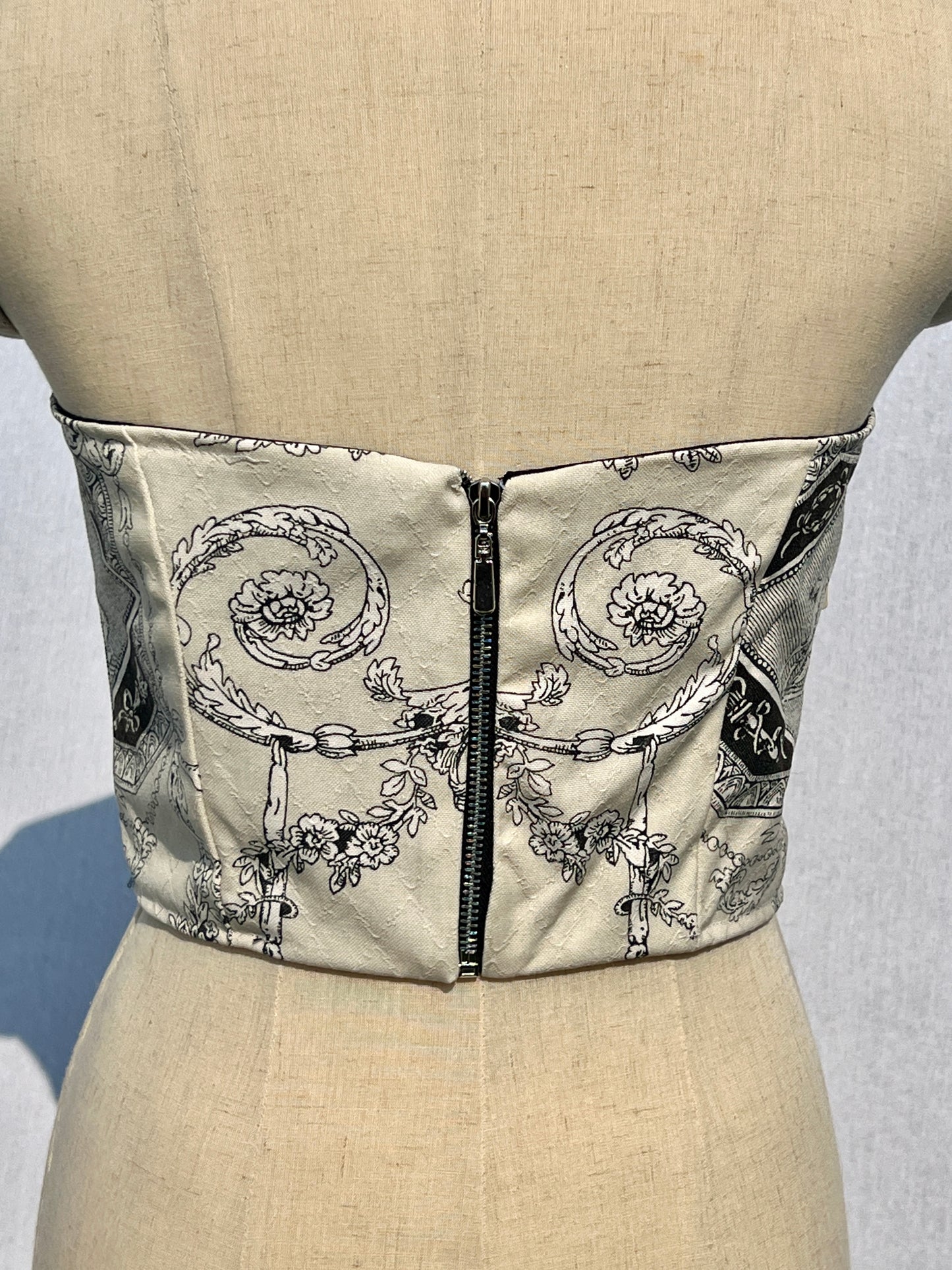 B&W Corset