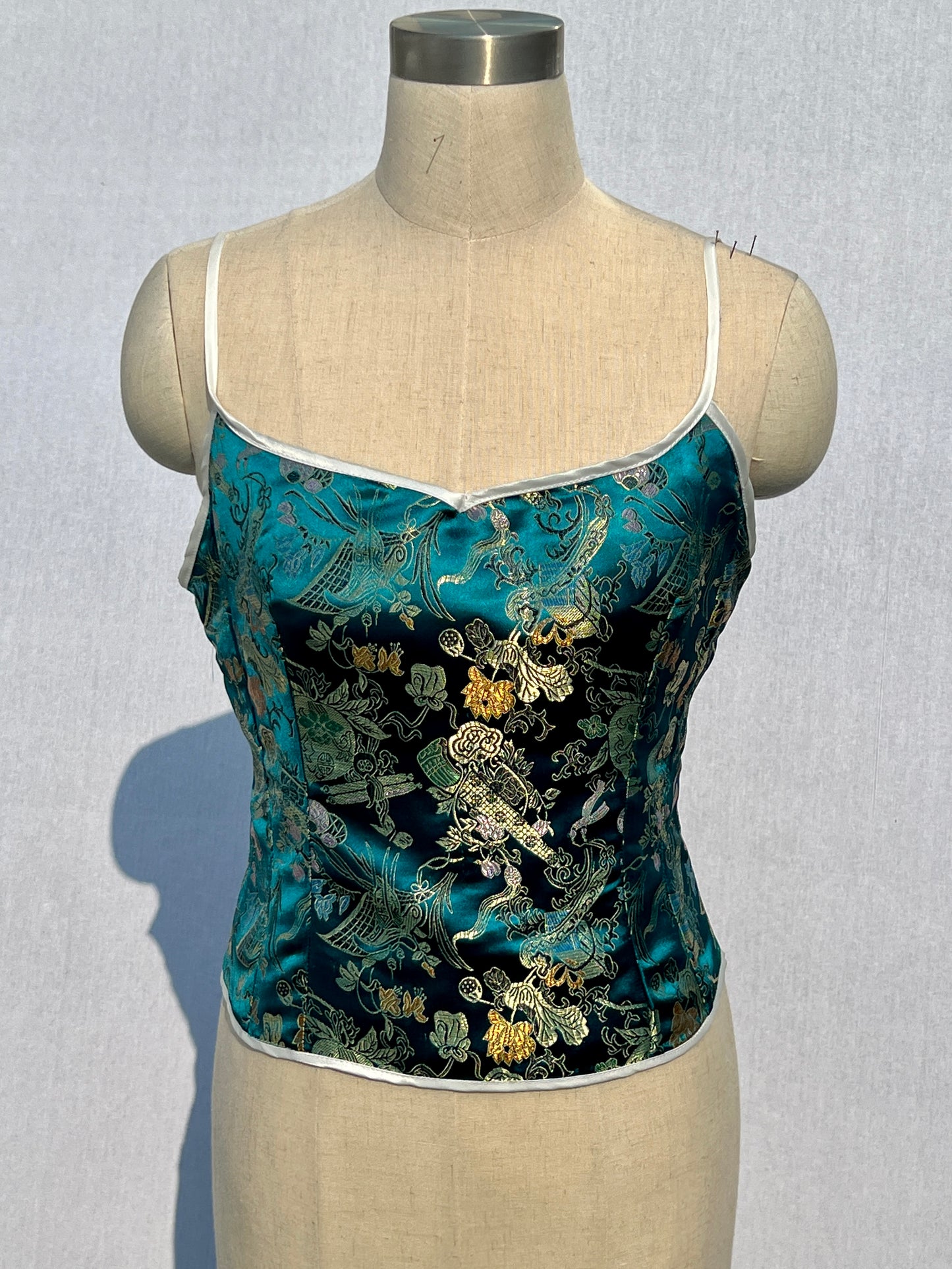 Blue Chinese Top