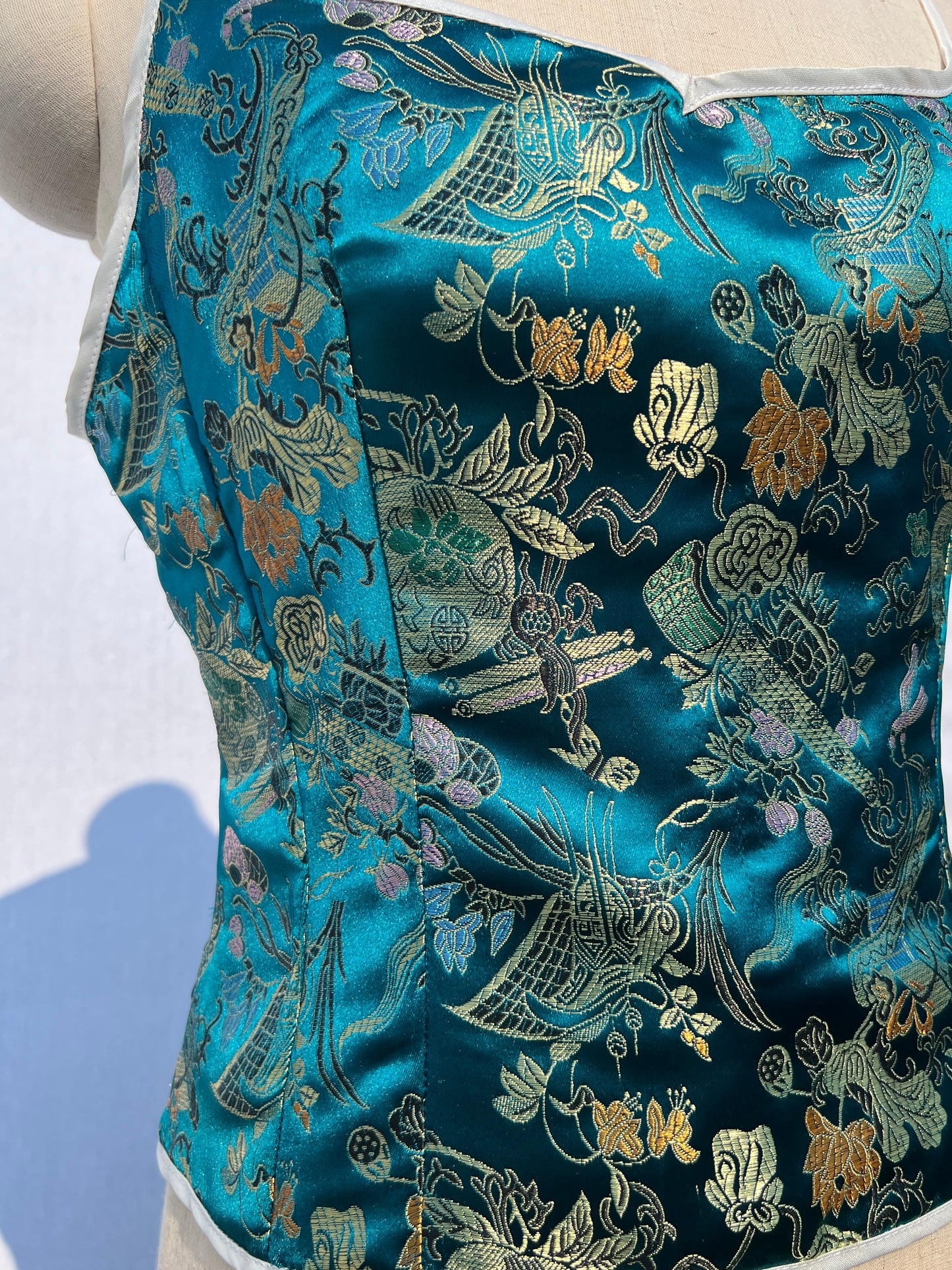 Blue Chinese Top