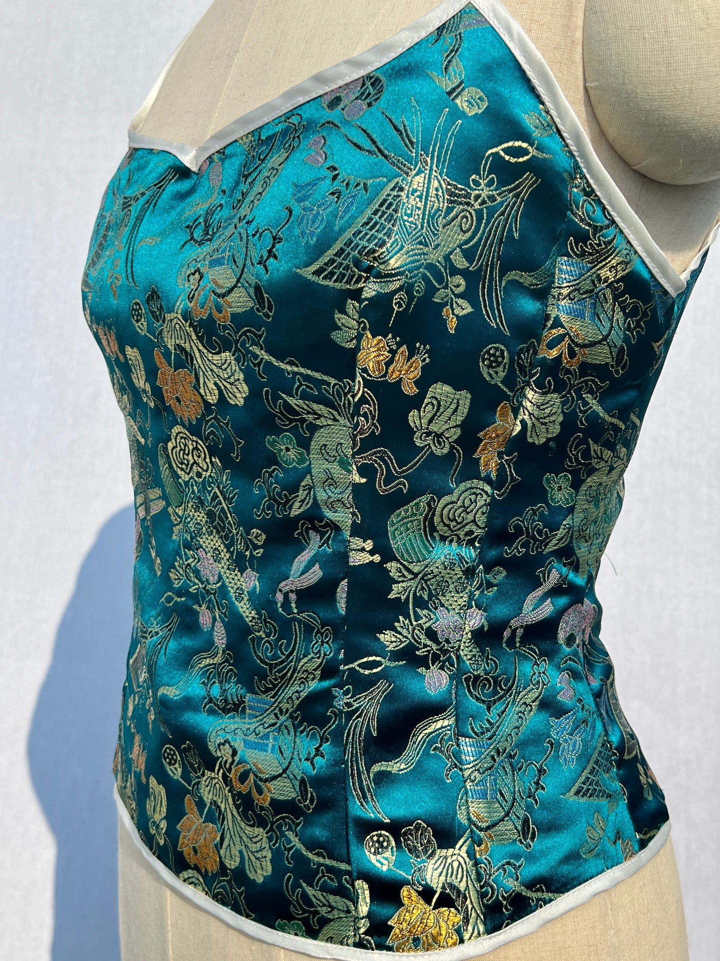 Blue Chinese Top