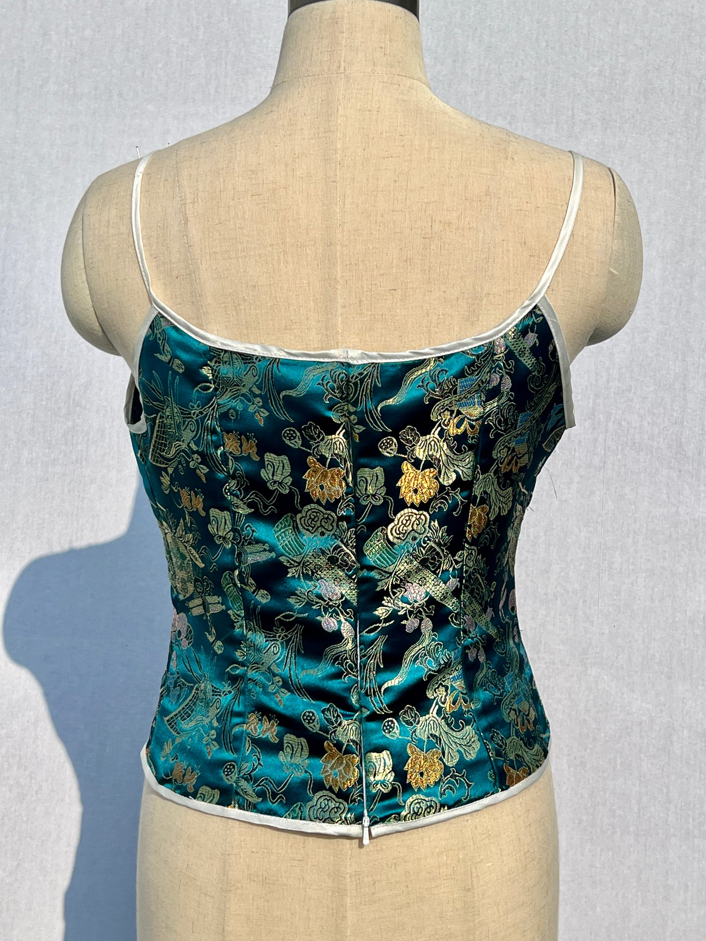 Blue Chinese Top