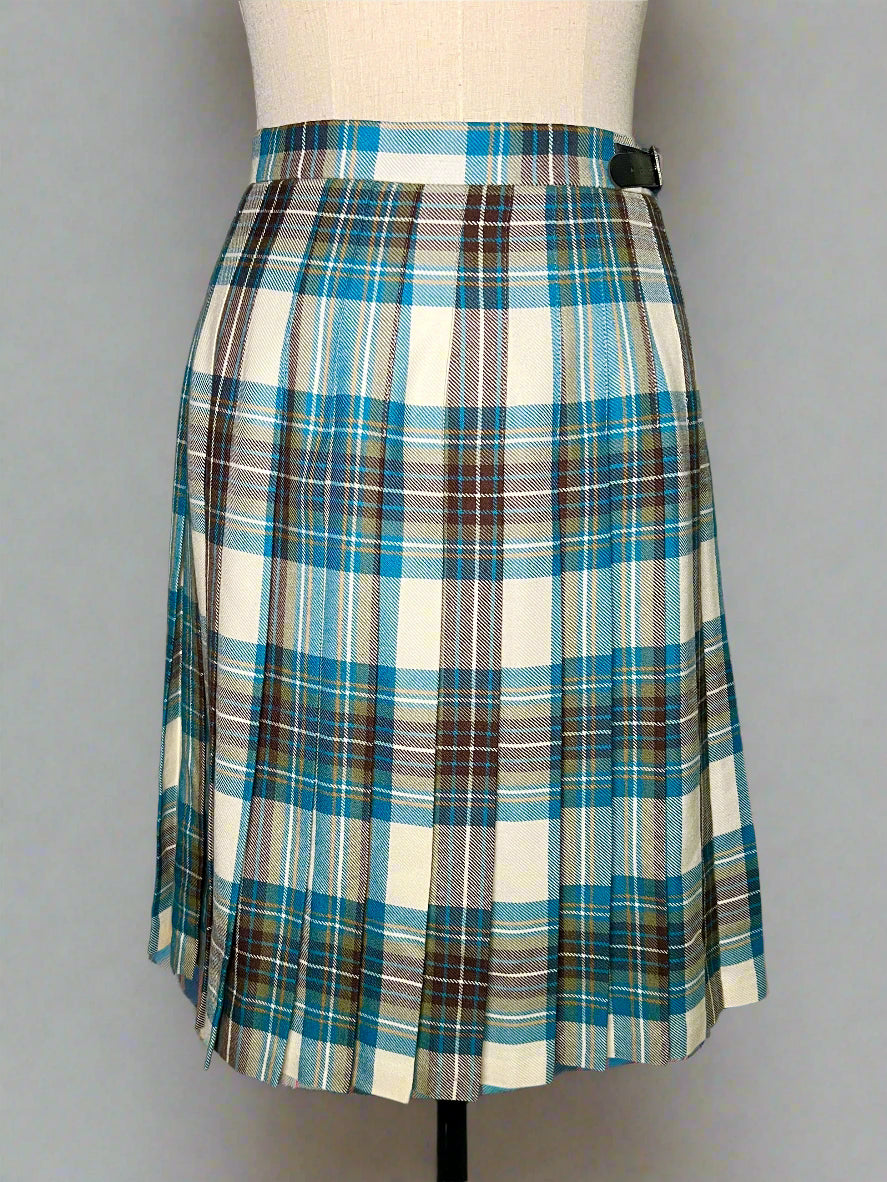 Blue Tartan Skirt