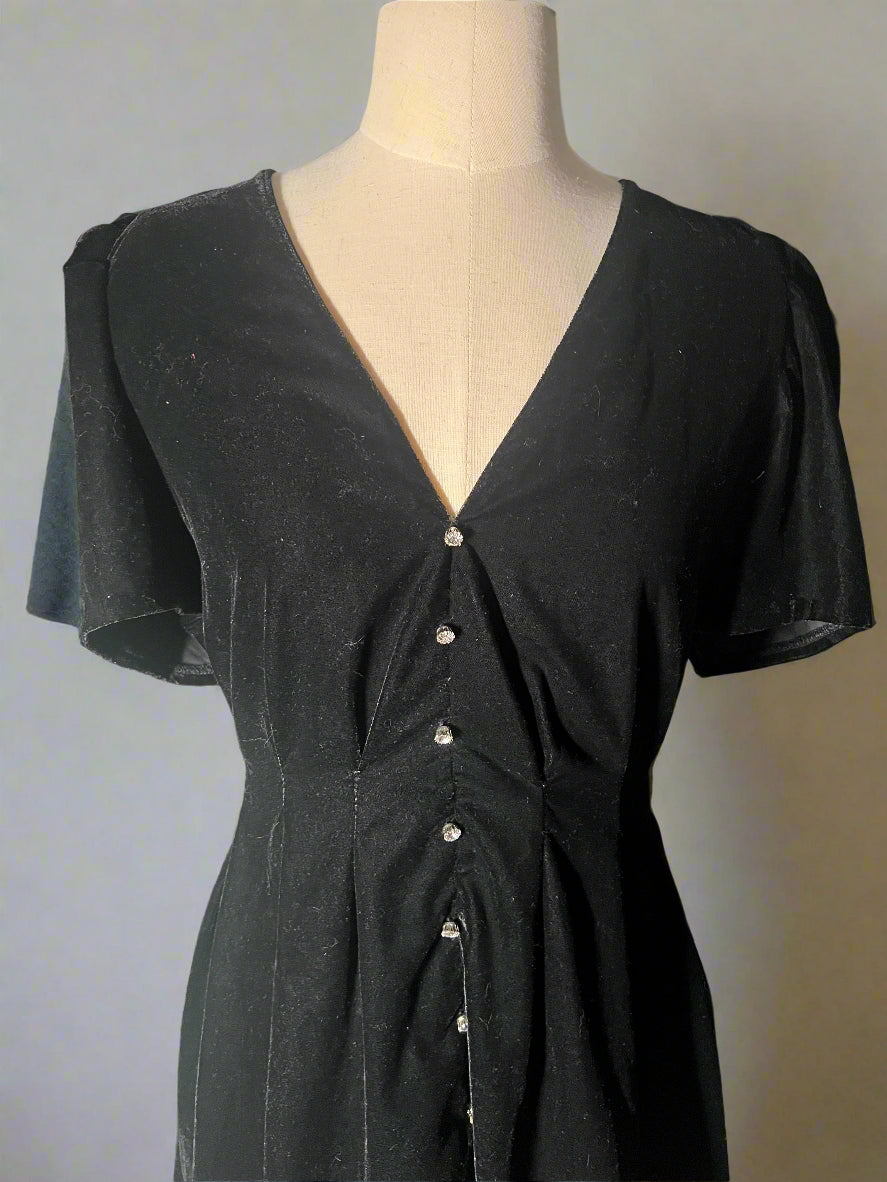Black Velvet Dress