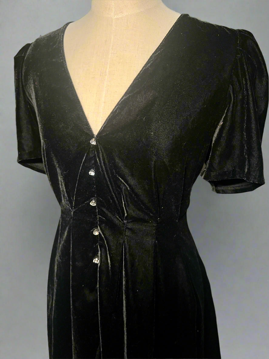 Black Velvet Dress