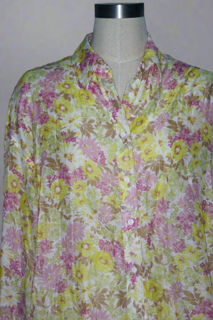 Pink Floral Shirt
