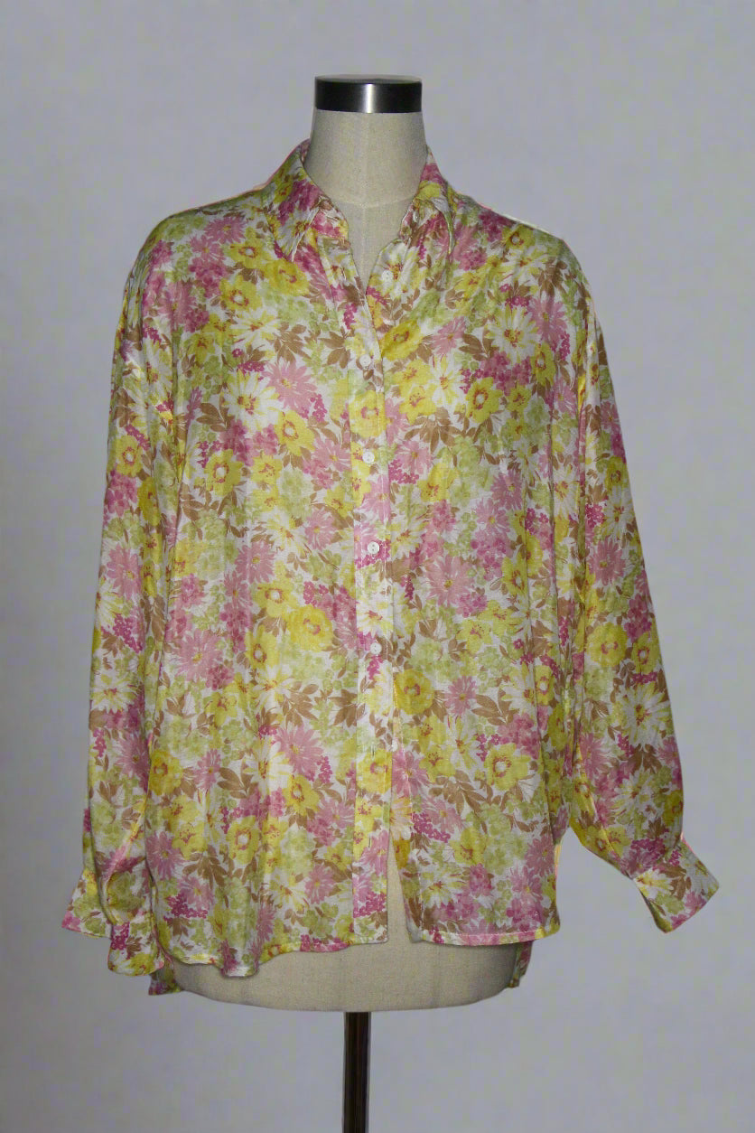 Pink Floral Shirt