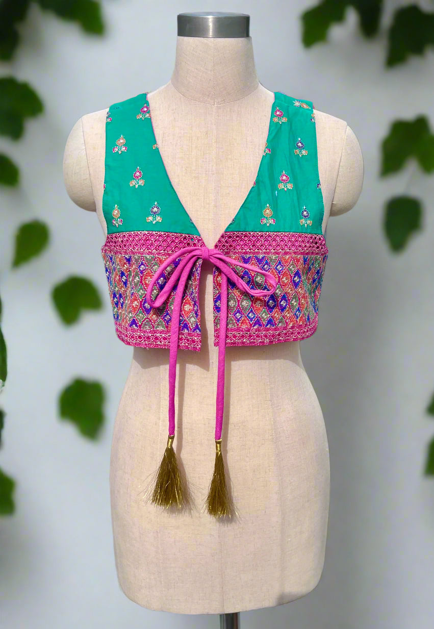 Green Indian Waistcoat