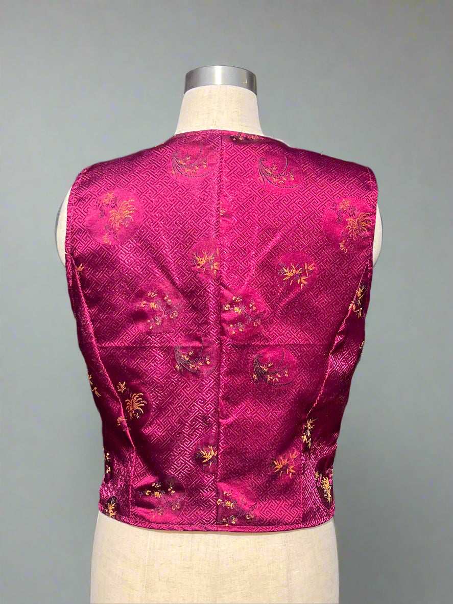 Chinese Silk Waistcoat