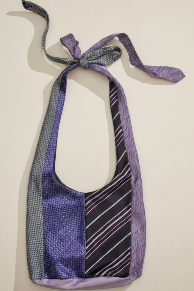 Purple Tie Bag