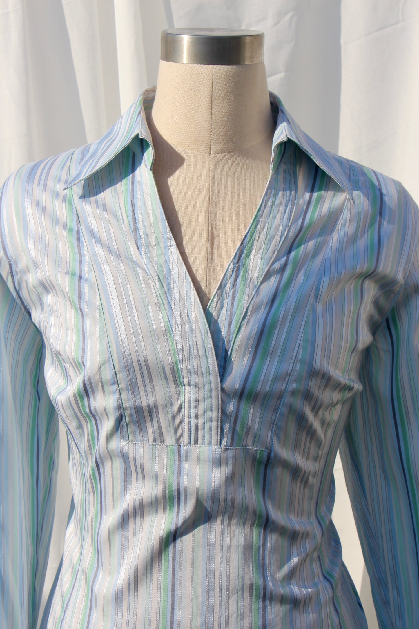 Blue Striped Shirt