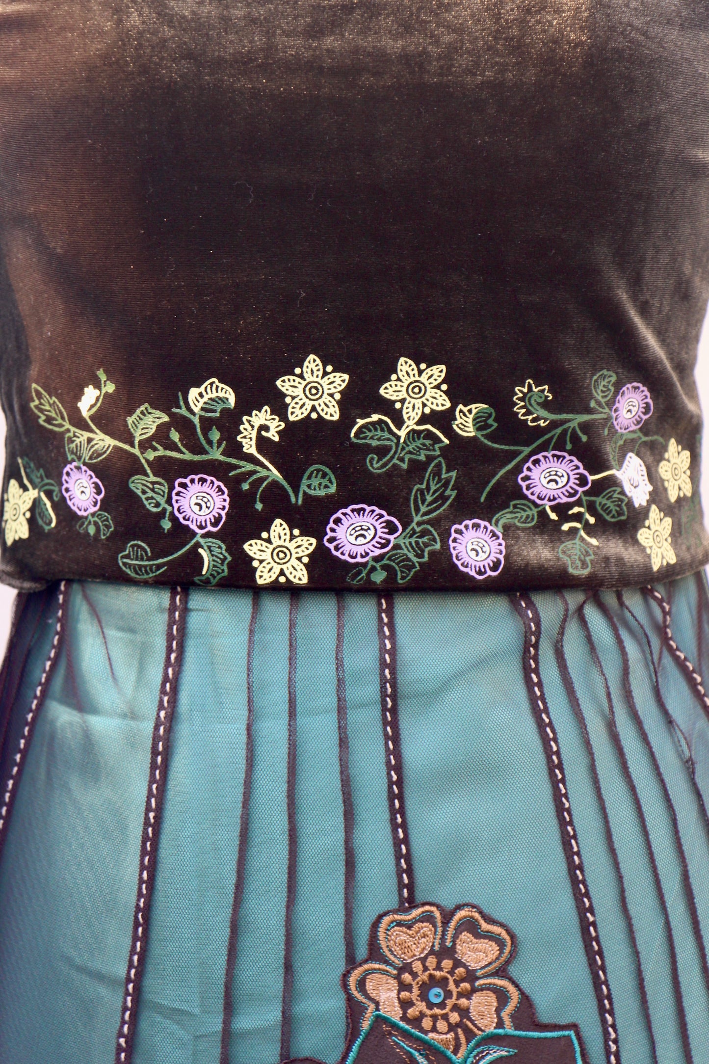 Velvet Off-the-Shoulder Top