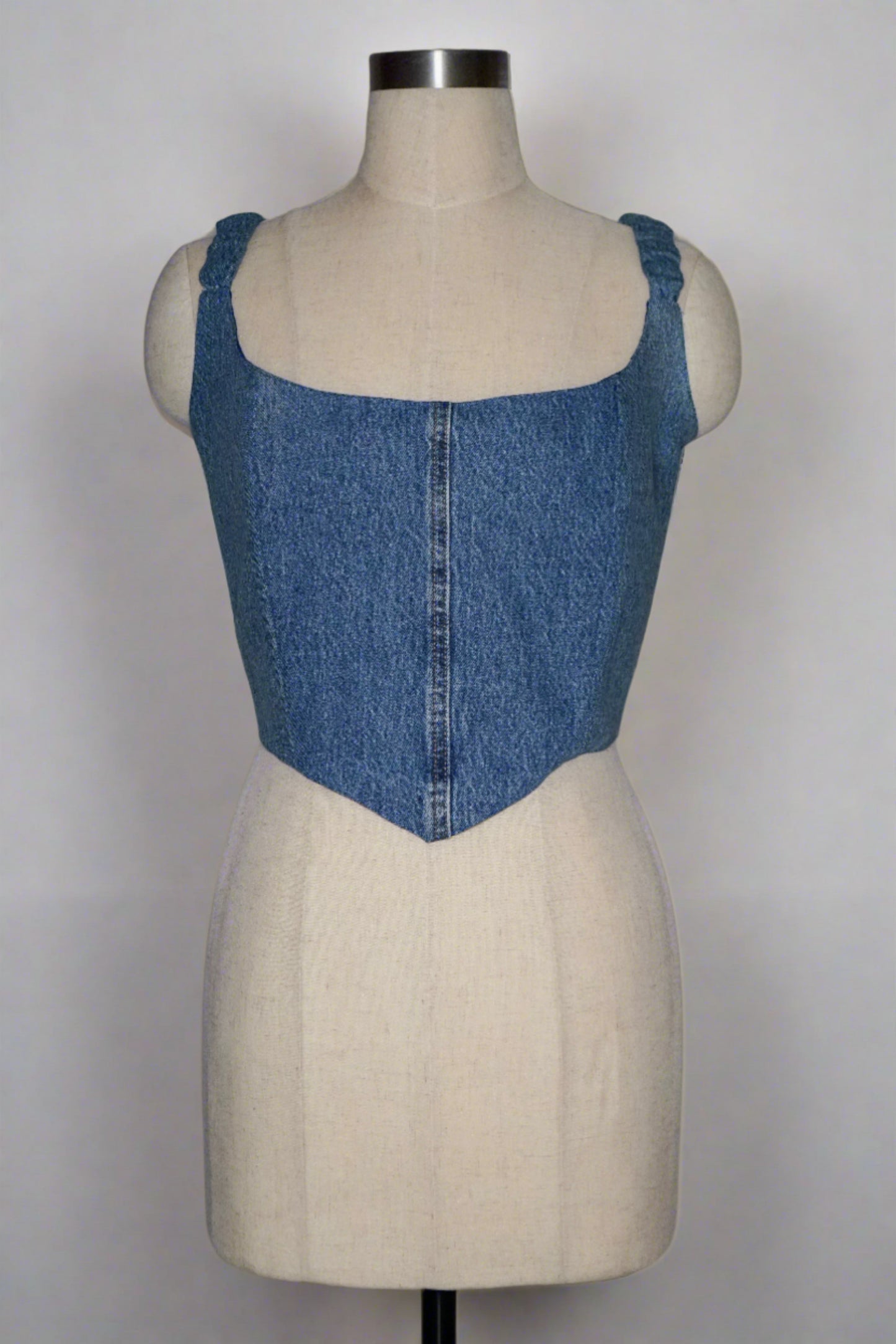 Denim Corset