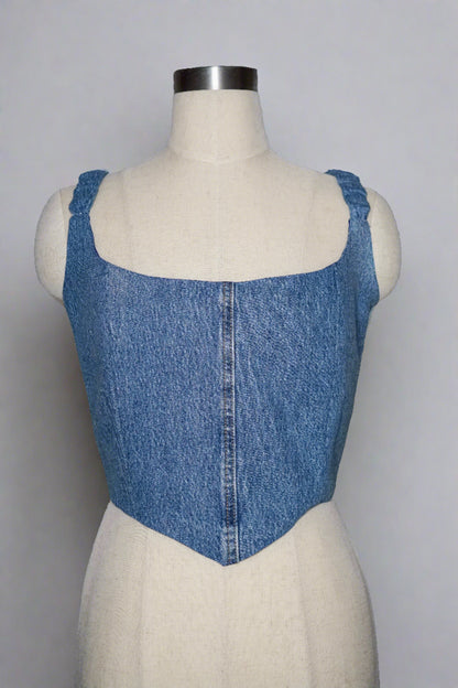 Denim Corset