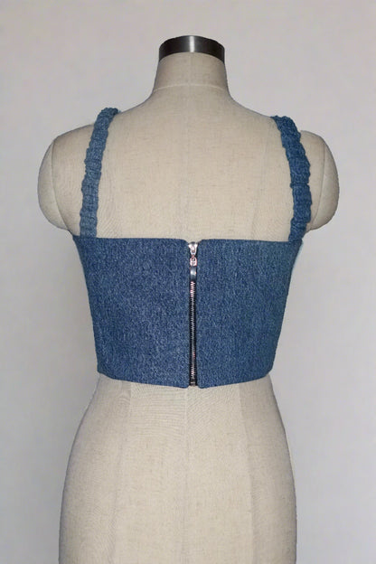 Denim Corset