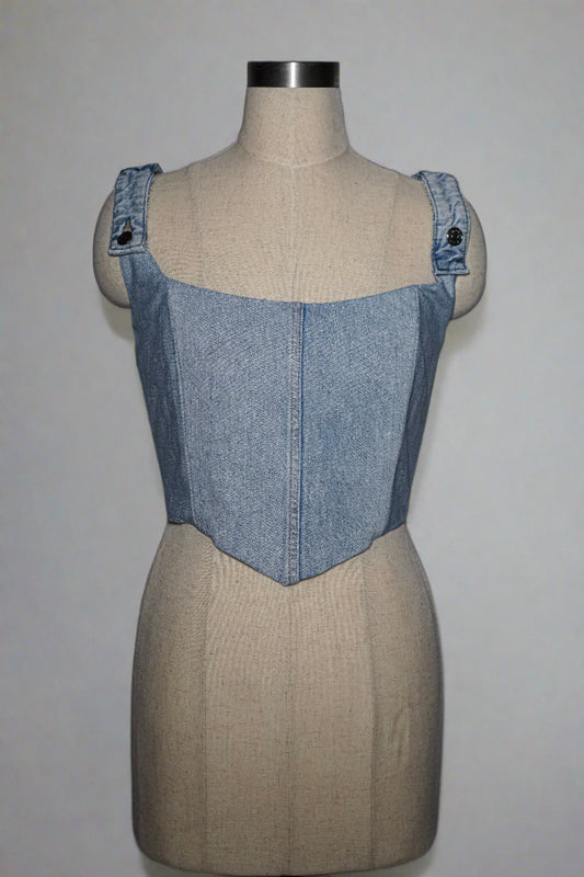 Light Denim Corset