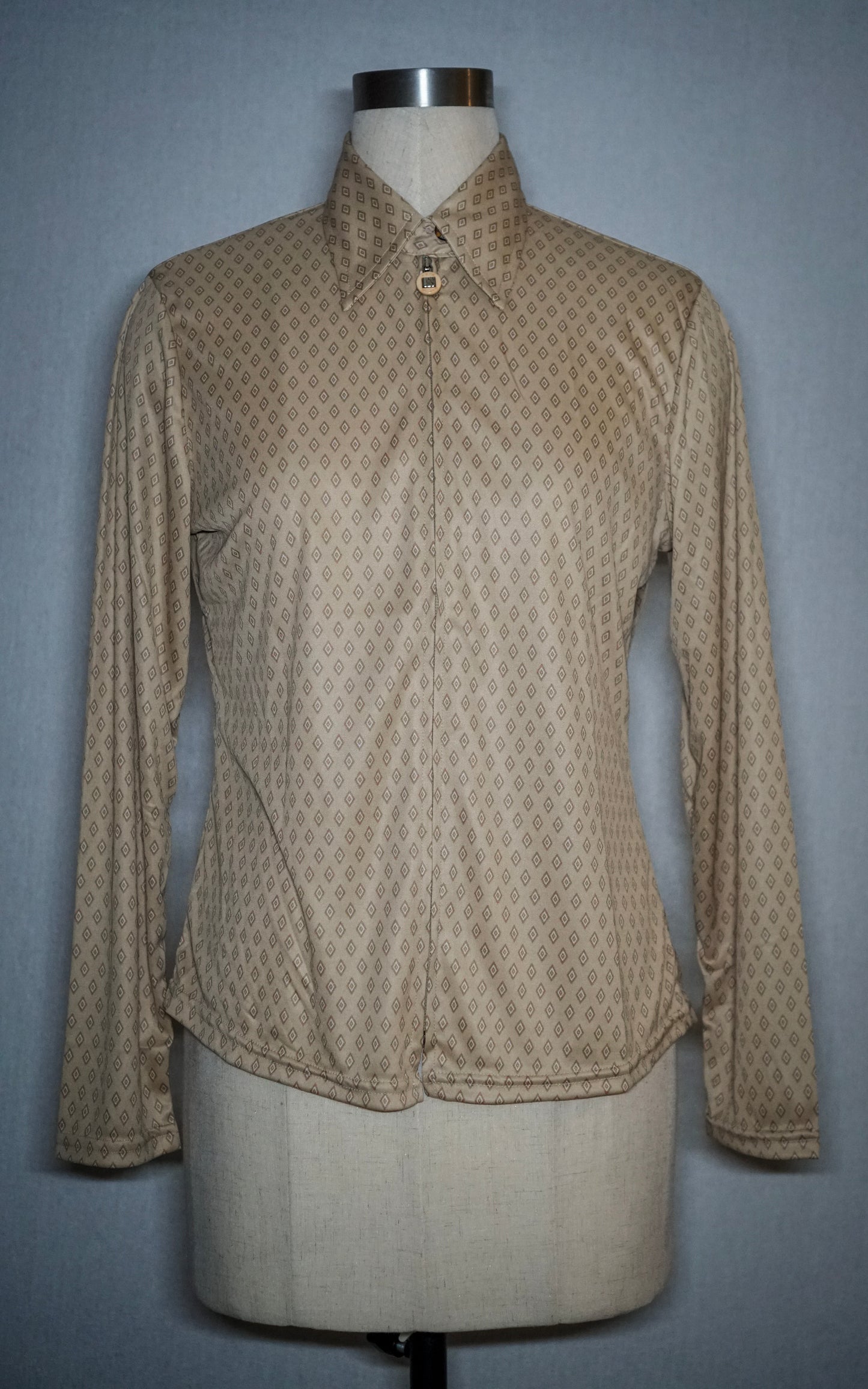 Beige 70s Blouse