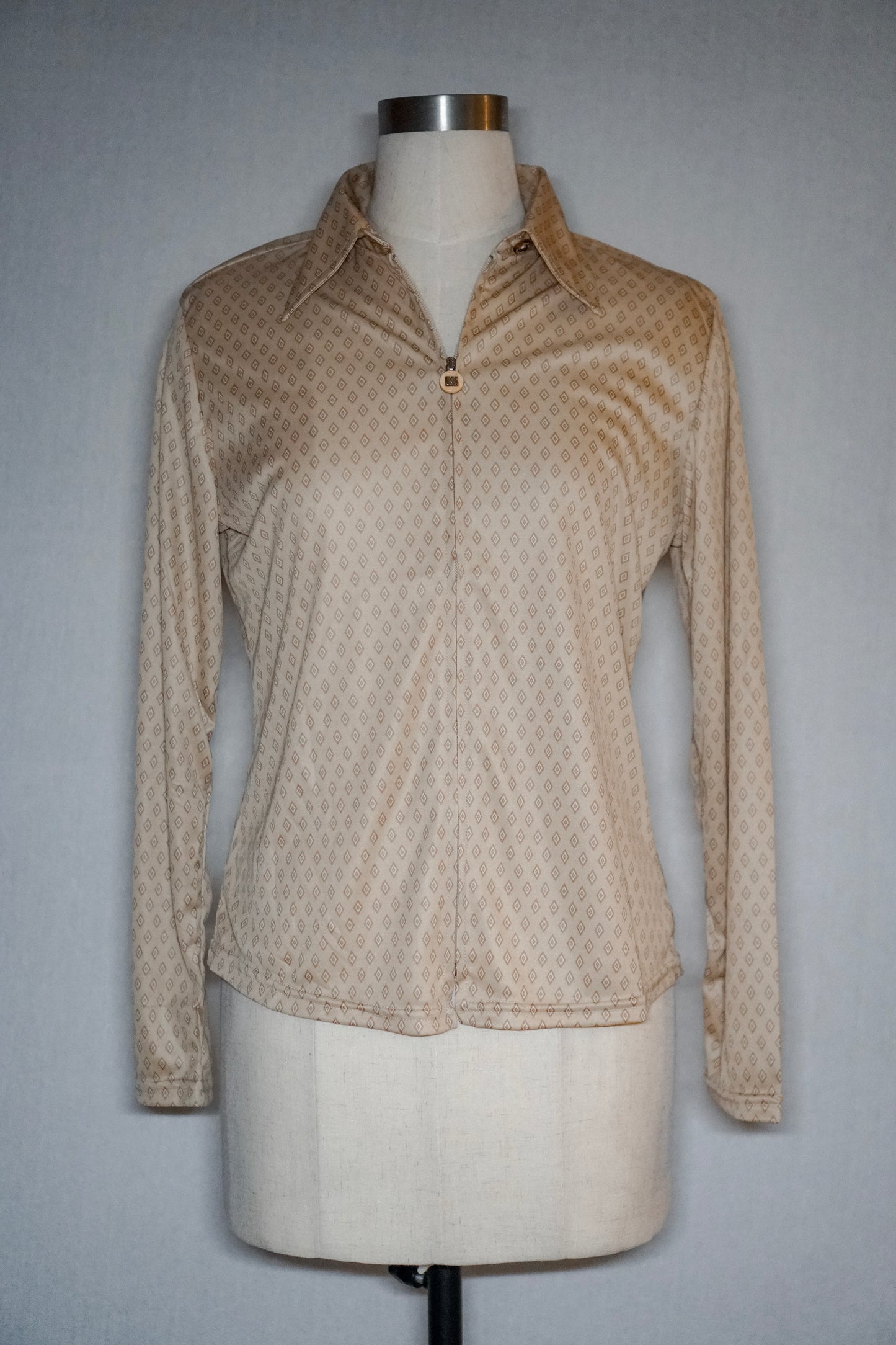 Beige 70s Blouse