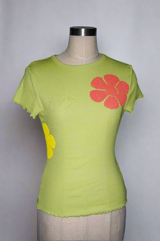 Green Flower T-Shirt