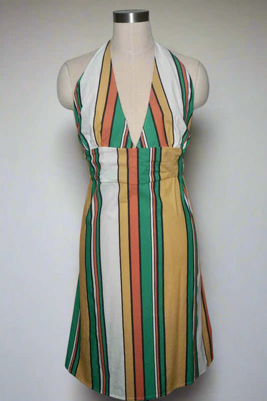 Striped Halter Dress