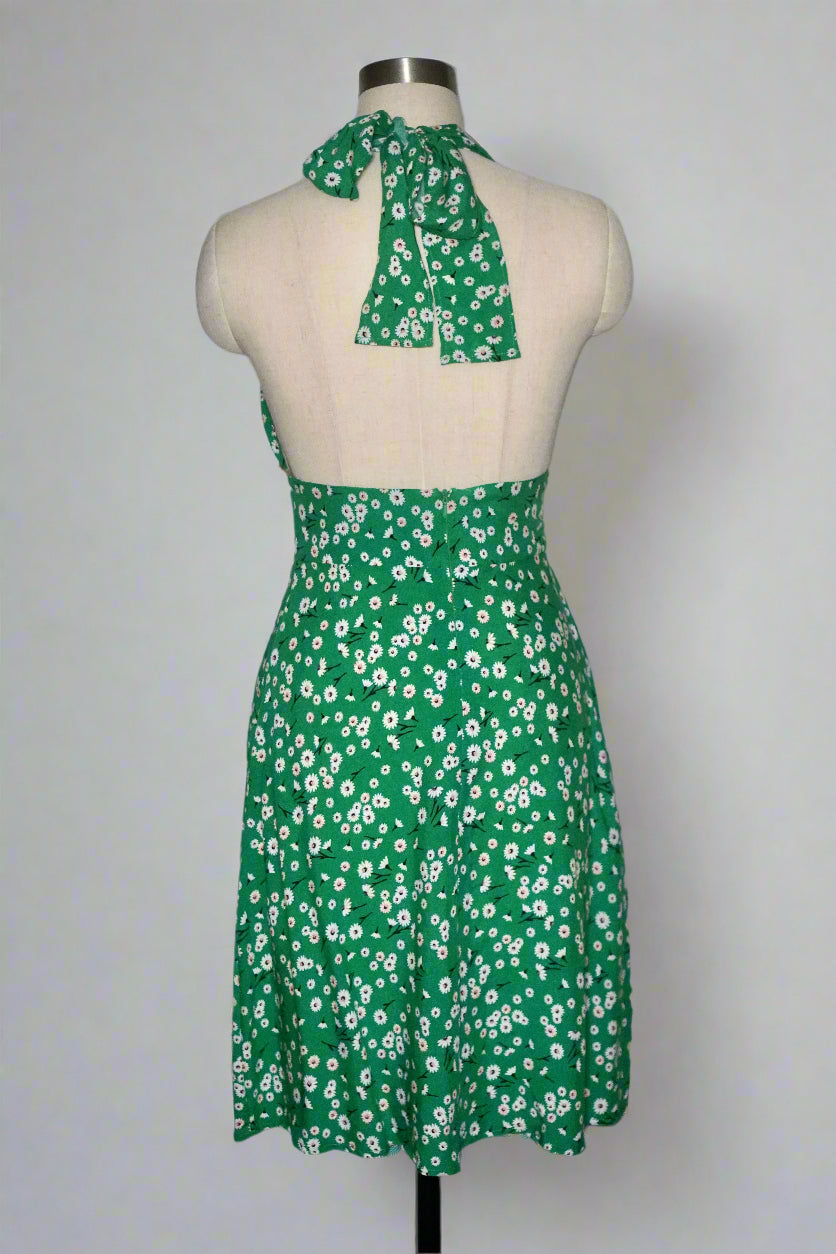 Flower Halter Dress