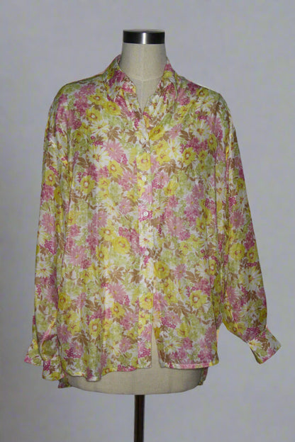Pink Floral Shirt