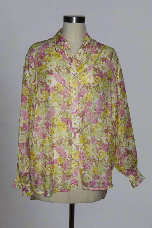 Pink Floral Shirt