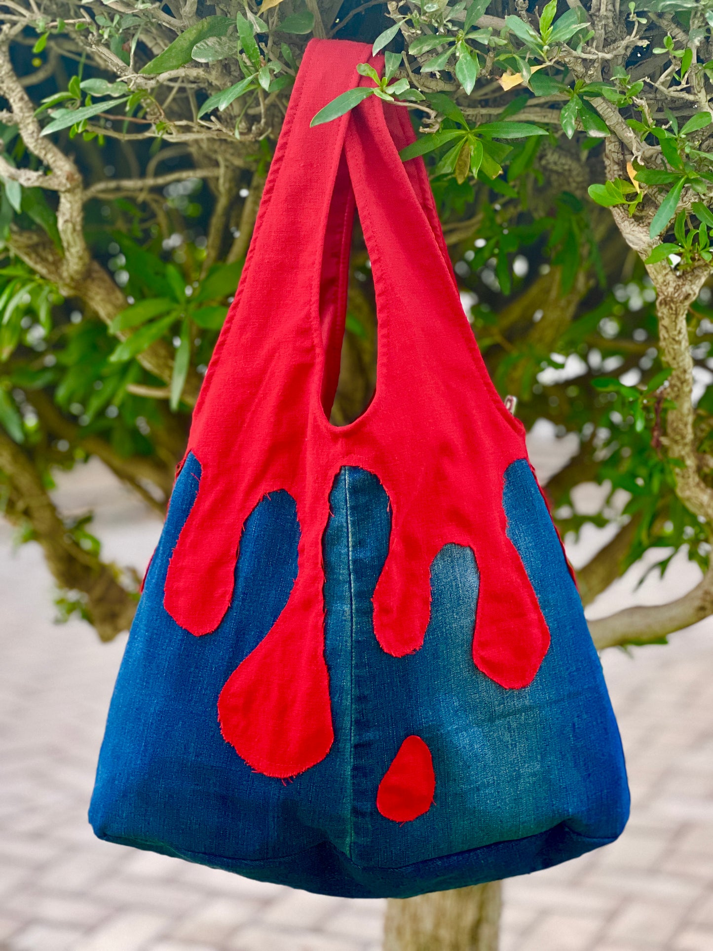Red Drip Bag