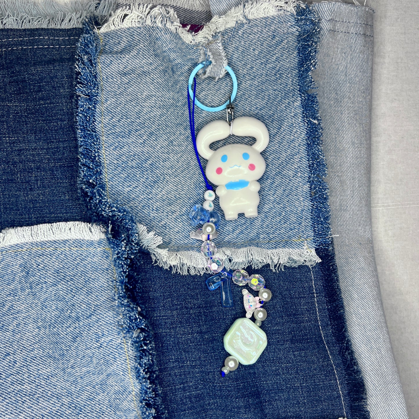 Light Denim Patchwork Tote