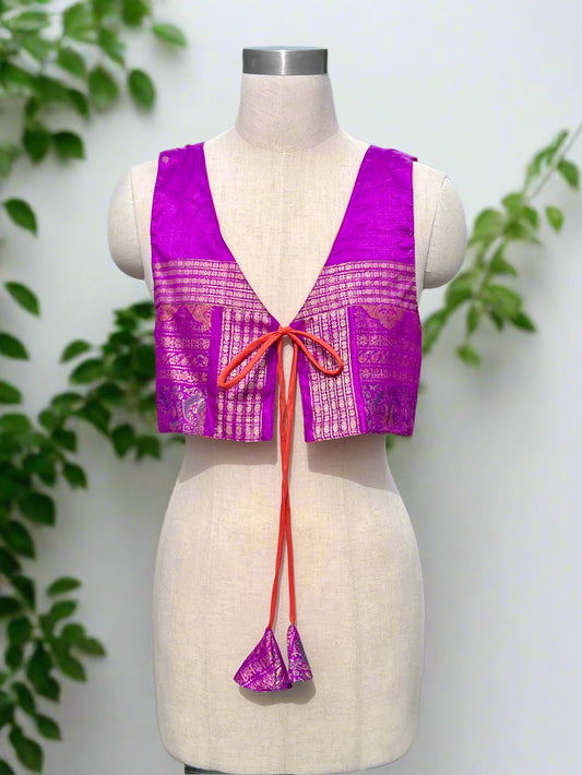 Purple Indian Waistcoat