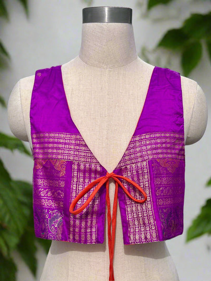 Purple Indian Waistcoat