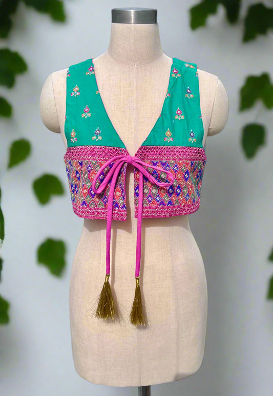 Green Indian Waistcoat