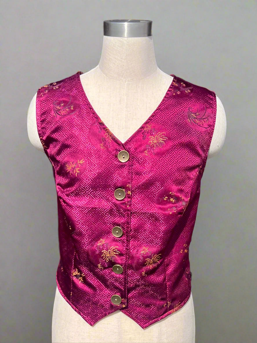 Chinese Silk Waistcoat