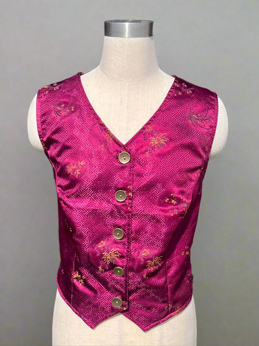 Chinese Silk Waistcoat