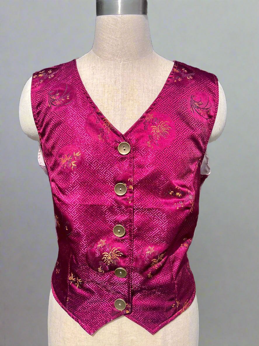 Chinese Silk Waistcoat