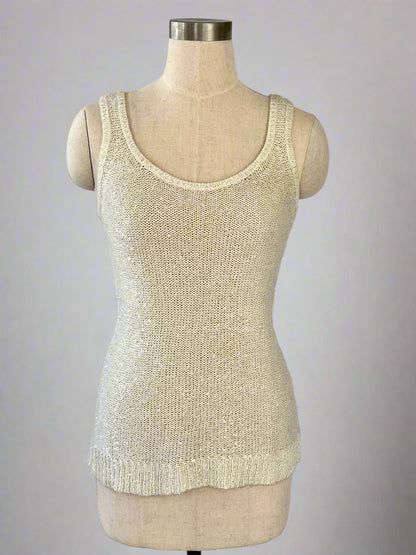 Crochet Glitter Vest