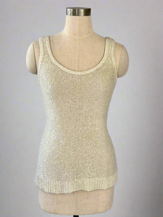 Crochet Glitter Vest