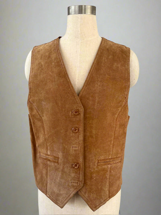 Suede Waistcoat