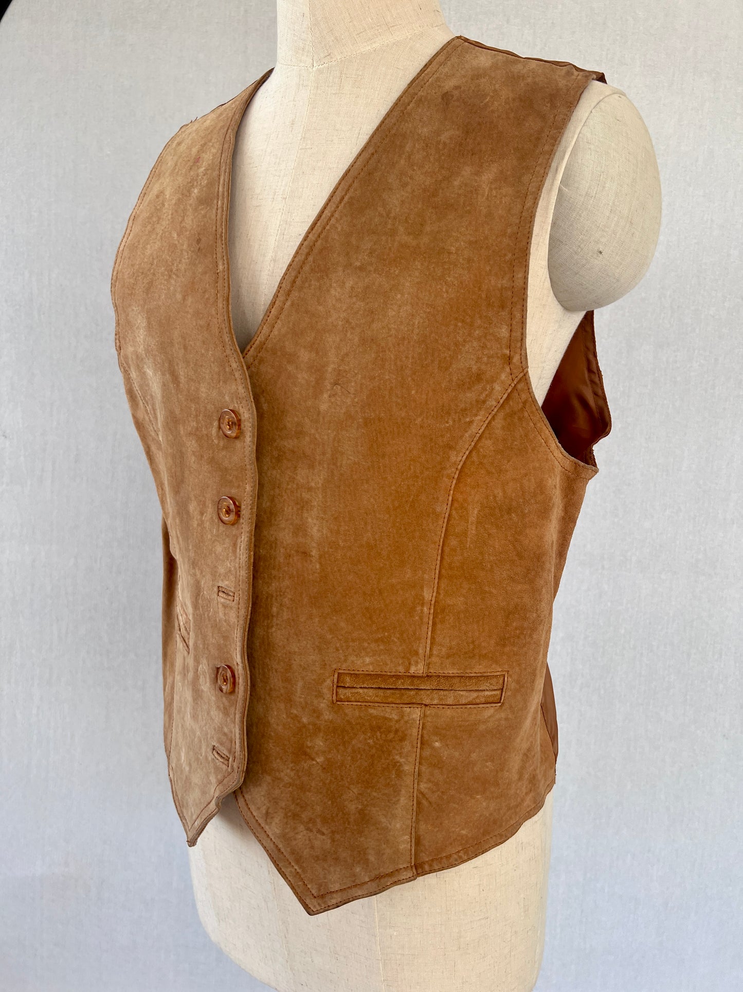 Suede Waistcoat