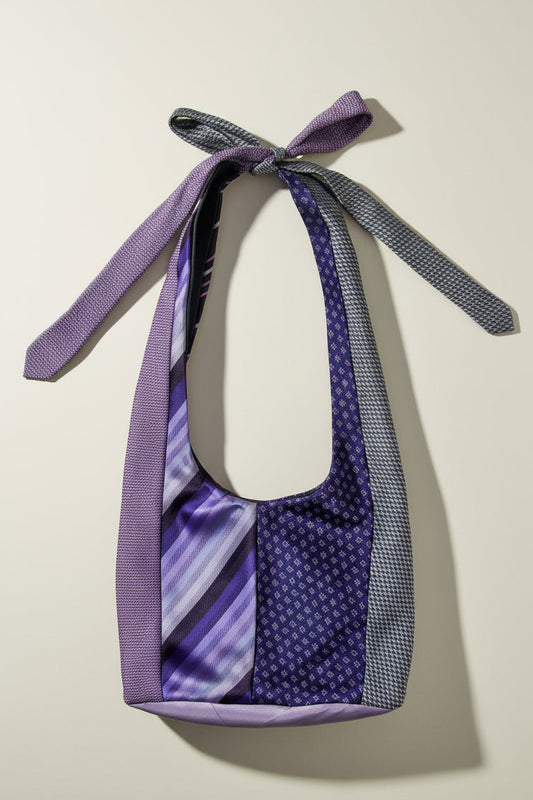 Purple Tie Bag
