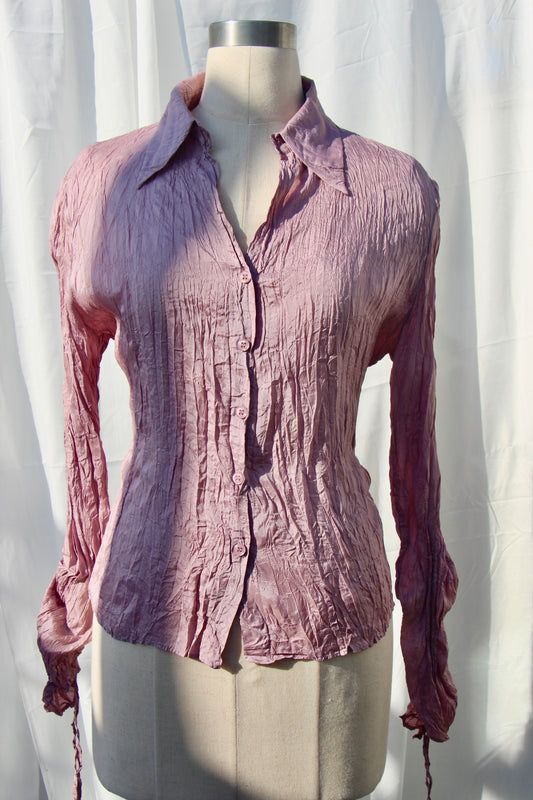 Mauve Crinkle Shirt