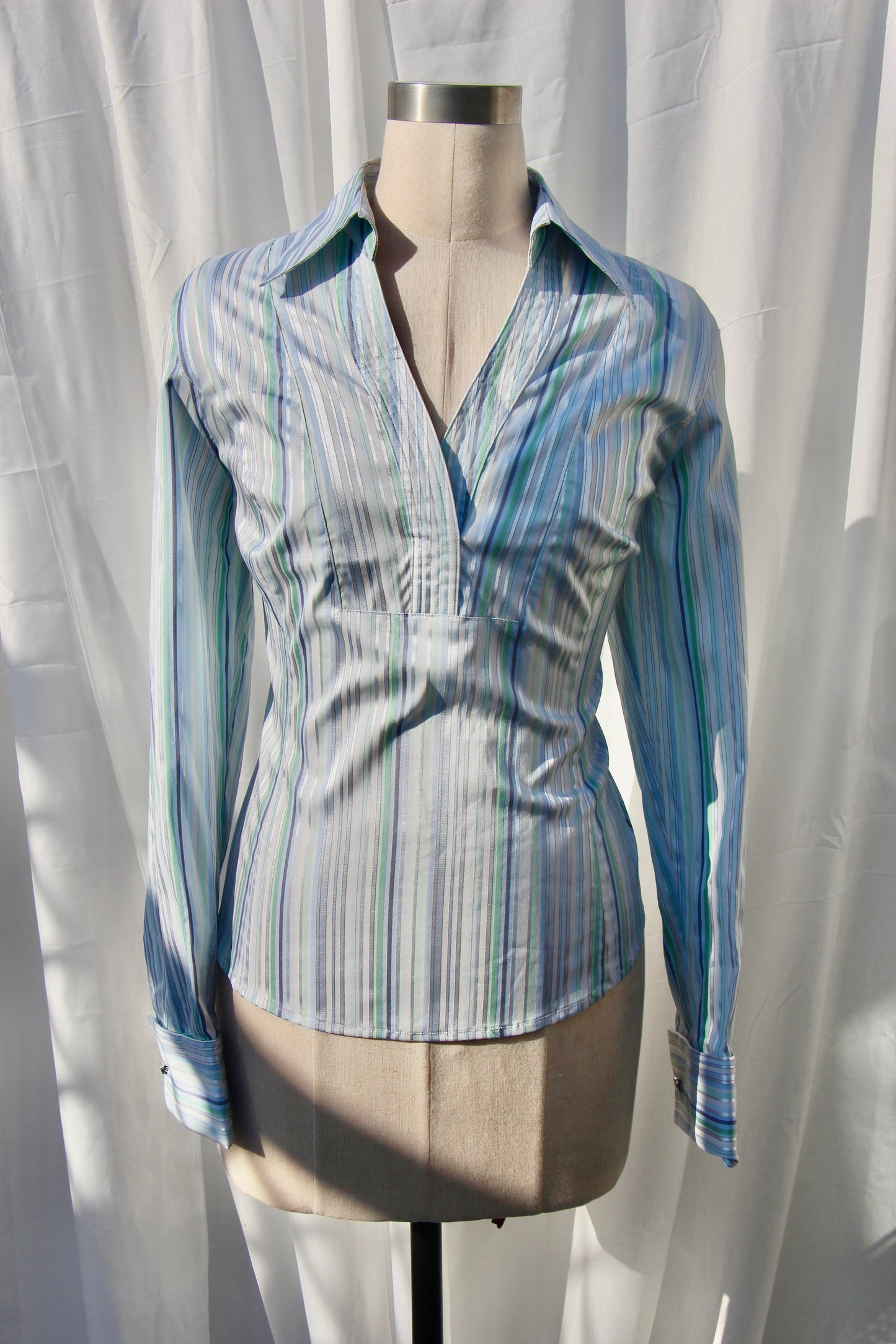 Blue Striped Shirt