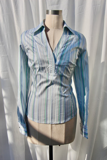 Blue Striped Shirt