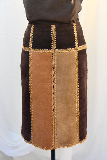 Suede Skirt