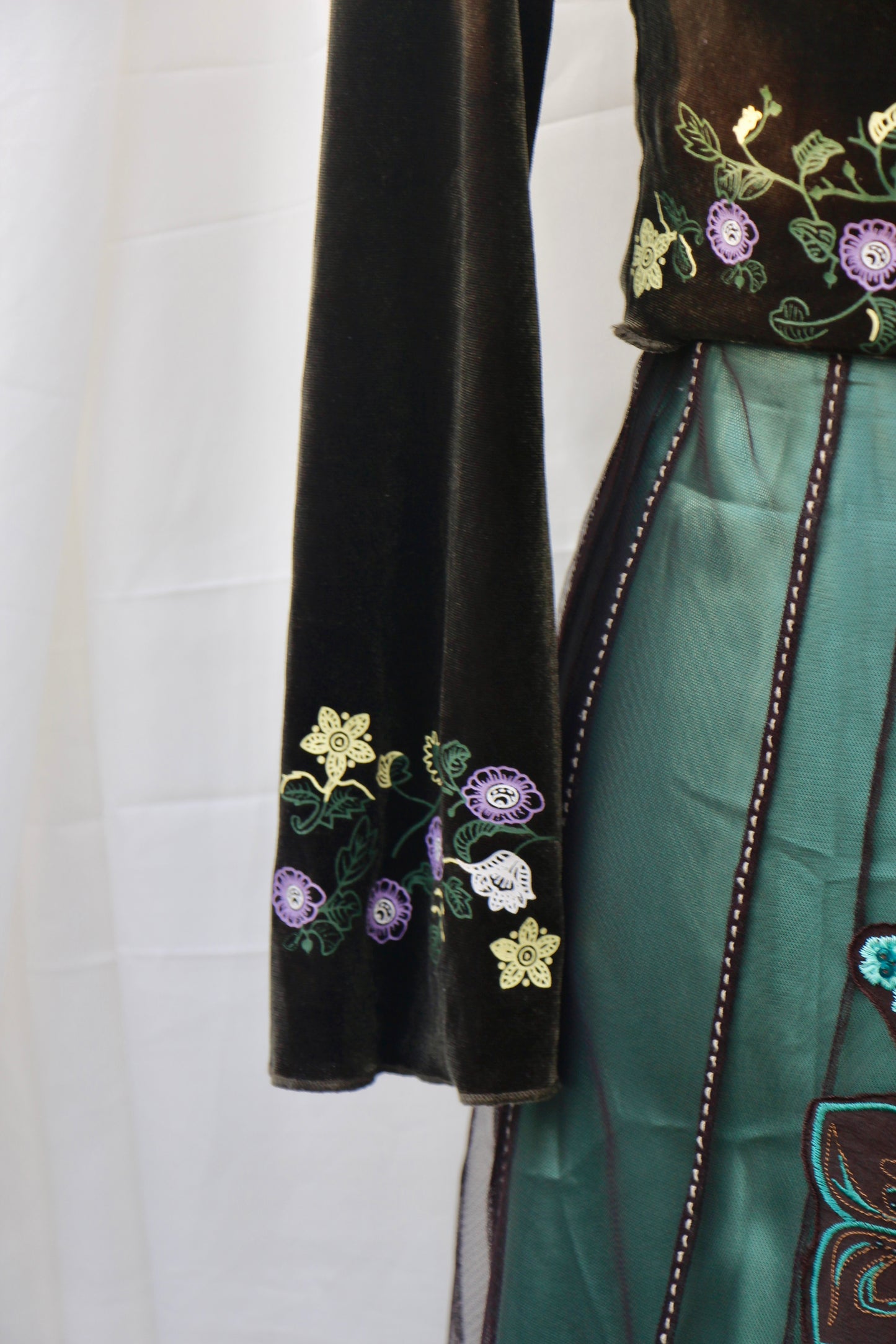 Velvet Off-the-Shoulder Top